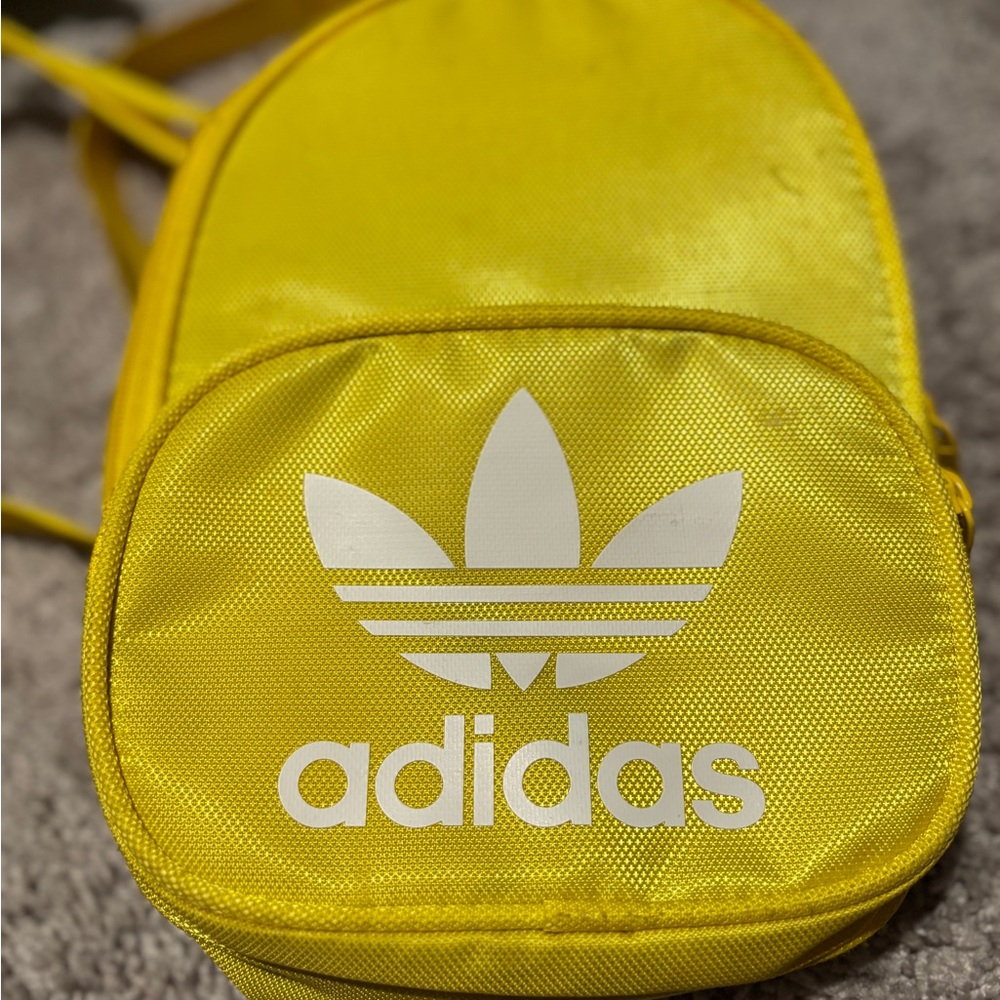 Adidas Bright Yellow Backpack